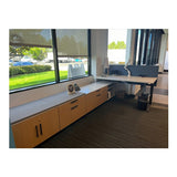 Herman Miller Motia Table with Credenzas