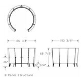 Herman Miller Prospect 8-Panel Privacy Structure