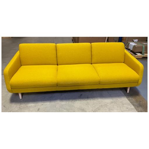 Carolina Evergreen Sofa, Yellow Fabric