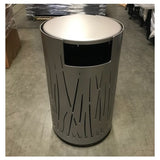 Lakeside Grass Trash Bin