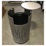 Lakeside Grass Trash Bin