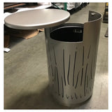 Lakeside Grass Trash Bin
