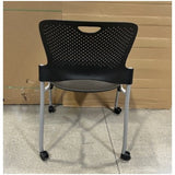Herman Miller Caper Stacking Chairs, Armless
