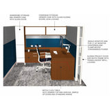 Herman Miller Canvas 4-Pack Cluster