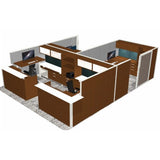 Herman Miller Canvas 4-Pack Cluster
