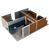 Herman Miller Canvas 4-Pack Cluster