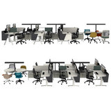 Herman Miller Canvas Vista 6-Pack with Collab Tables