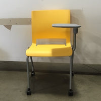 Rio Tablet Chairs, Grey & Yellow