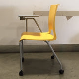 Rio Tablet Chairs, Grey & Yellow