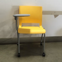 Rio Tablet Chairs, Grey & Yellow